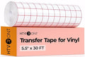 HTVRONT Transfer Tape for Vinyl, 5.5" x 30 FT, Medium Tack, Transfer Paper by HTVRONT