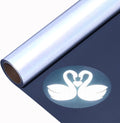 Reflective Vinyl Heat Transfer Vinyl Rolls Silver 12in x 6ft Reflective Iron on by LUKGELYAMOFFICIAL