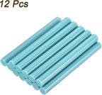 uxcell Mini Hot Glue Sticks for Glue Gun 11mm x 100mm Light Blue 12pcs - Image 3
