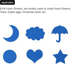 MECCANIXITY EVA Foam Sheets Sky Blue 19.7 Inch x 17.7 Inch 0.8mm Thick Crafts - Image 6