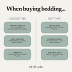 ettitude 100% Lyocell Organic Pillowcase Set – Silky-Soft, Breathable, - Image 9
