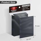 1200 Count Black Matte Card Sleeves - Image 2