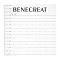 BENECREAT Acrylic Quilting Template Ruler, Tie Blanket Ruler Template, by BENECREAT