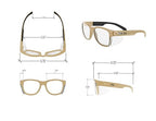 MAGID Y50 Safety Glasses for Construction | Coyote Tan Frame — 144-Pack - Image 4