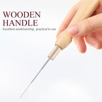 10Pcs Wooden Felting Needle Handles: Comfortable Grip Punch Needle Holder - Image 6