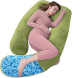 AS AWESLING Shredded Memory Foam Body Pillow, Pregnancy Pillows by ASAWESLING