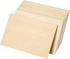 15PCS Wood Pieces for Crafts DIY Unfinished Wooden Basswood Craft Board for by EXCEART