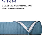 YnM Exclusive Weighted Blanket, Soothing Organic Long Stapled Cotton, Bed - Image 3