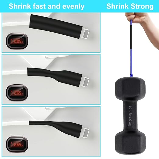 900Pcs Wire Heat Shrink Tubing Kit, Industrial Heat-Shrink Tubing - Image 4
