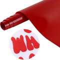 Tintnut Red Puff Heat Transfer Vinyl Roll, easy cut & weed, stretch washable by Tintnut