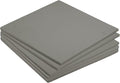 MECCANIXITY EVA Foam Sheets Light Grey 9.8 Inch x 9.8 Inch 7mm Thick Crafts by MECCANIXITY
