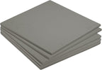 MECCANIXITY EVA Foam Sheets Light Grey 9.8 Inch x 9.8 Inch 7mm Thick Crafts by MECCANIXITY