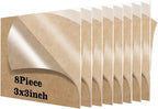 Lesnlok 8 Pieces 3 x 3 Acrylic Sheet1/8 Thick 3mm Plexiglass Sheet, by Lesnlok