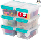 IRIS USA 1 Qt. Craft Storage Bins by IRISUSA