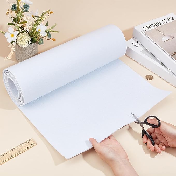 BENECREAT 78.7x15.7inch Felt Roll, 3mm Thick Nonwoven Felt Roll - Image 3