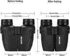 Occer 12x25 Compact Binoculars for Adults and Kids, Large Eyepiece Waterproof - Image 8