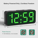 Peakeep Small Battery Powered Digital Alarm Clocks - Image 2