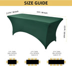 2-Pack 4ft Spandex Table Covers - Image 4