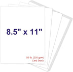 Joyberg 200P White Cardstock 8.5 x 11, 230gsm Cover Cardstock Paper, 85 Lb by Joyberg