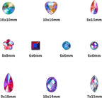 600 Pcs Crystal AB Colorful Jewels Gems - Image 2