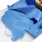 guangyintong Heat Transfer Vinyl Sky Blue HTV Rolls, Matte Surface PVC Vinyl - Image 4