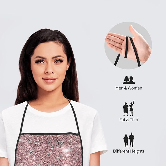 Apron Cooking Chef Work Shop Women Men Baking Decorations Painting Bbq Grilling - Image 8
