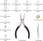 Paxcoo 1200Pcs Open Jump Rings and Lobster Clasps Jewelry Findings Kit - Image 2