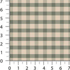 Patchwork Fabric Panel 100x155 cm, 100% Cotton Satin, 6 Coordinated Gingham - Image 8