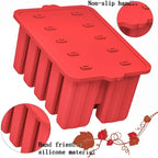 Silicone Popsicles Molds, 10 Cavity Homemade Popsicle Molds DIY Ice Pop Molds - Image 5