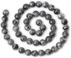 45PCS 8mm Natural Black Labradorite Gemstone Round Loose Beads Crystal Energy - Image 2