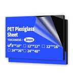 Art3d 1/8" Thick Plexiglass Sheets in Black by Art3d