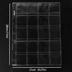 200 Pocket Coin Binder Pages 1.77" Collection Album Holder 10 Pcs | OSOPOLA - Image 3