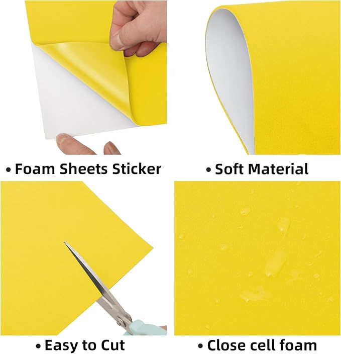 MEARCOOH Self Adhesive Foam Sheets - Image 3