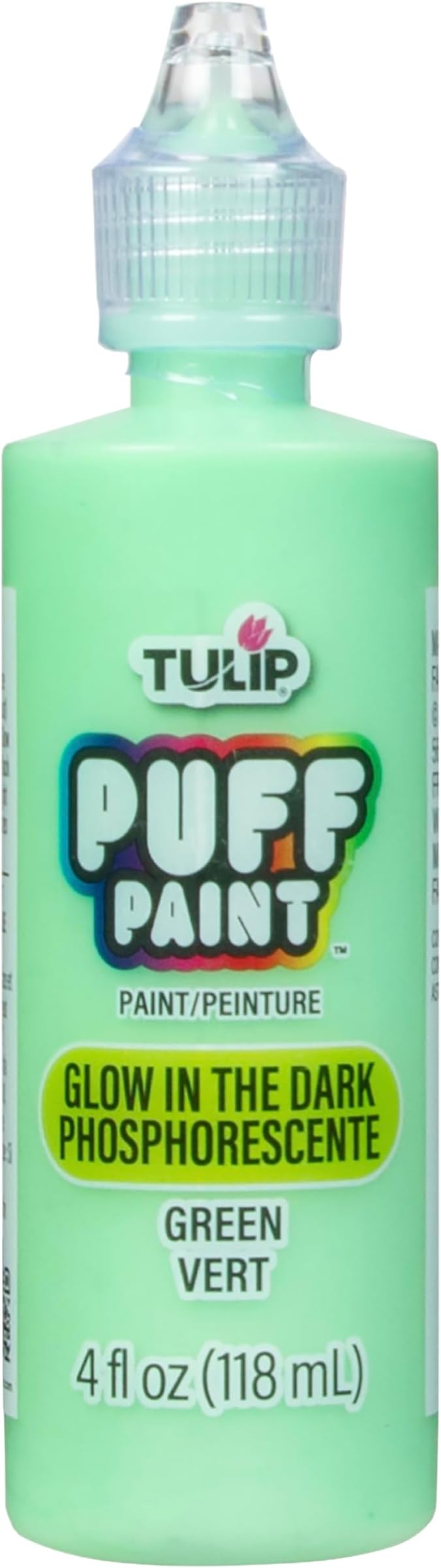 Tulip Puff Glow In The Dark Fabric Paint, Permanent Craft Paint by Tulip