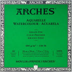 Arches Watercolor Paper Block, Cold Press, 7.9" x 7.9", 140 pound - Image 3