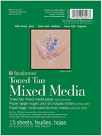 Strathmore Toned Mixed Media Paper Toned Tan 6"X8"-15 Sheets -62462206 by StrathmorePaper