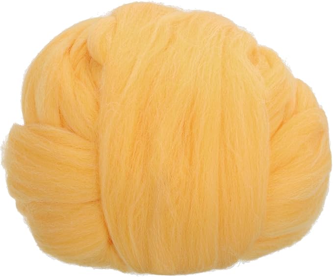 PATIKIL Wool Roving Yarn, 100G/3.53OZ Soft Felting Wool Pure Chunky Roving Yarn by PATIKIL