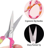 2PCS Sewing Embroidery Scissors, 3.6 Inches Sharp Stainless Steel Crochet - Image 7