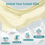 Sasttie Pregnancy Pillows for Sleeping, U Shaped Cooling Full Body Pregnancy - Image 5
