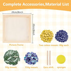 WEBEEDY DIY Mosaic Tiles Craft Kit - Image 2