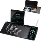 Small Glass Desktop Whiteboard Dry-Erase-Board by TSJOFFICE-WipeCleanThinkGreenWorkSmart