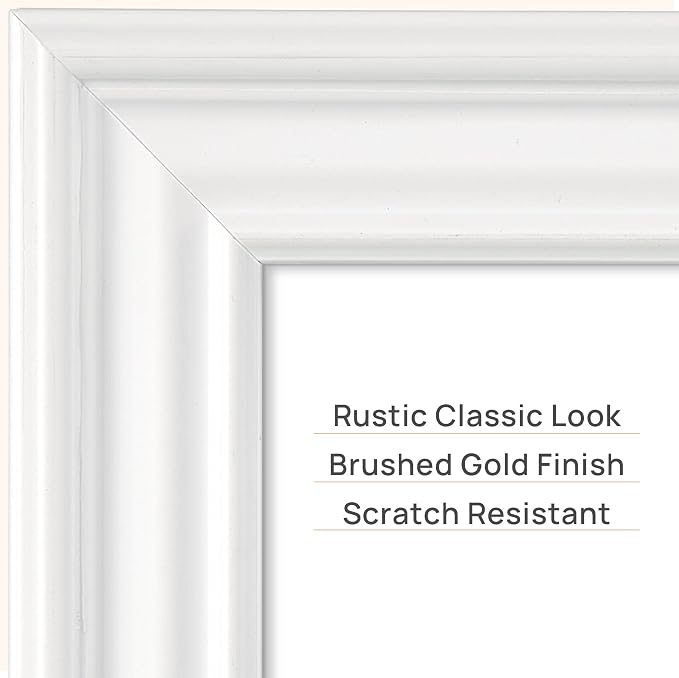 upsimples 5x7 Picture Frame, Vintage Frames Decor, Wall or Tabletop Display - Image 4