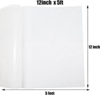 Glitter Heat Transfer Vinyl 12" x 5ft White Glitter Iron on Vinyl - Image 5