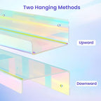 upsimples 4 Pcs 15" Iridescent Acrylic Shelves - Image 6