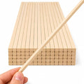 80PCS Square Basswood Dowel Rods 12 Inch – Unfinished Wood Dowels 1/4 Inch x 12 by YARRDLLC