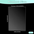 10 Pcs Heat Resistant Acetate Sheets, 5.8 X 8.3 Inch Clear Acetate Sheets - Image 4