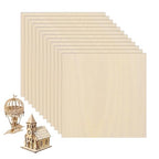 12 Pack Basswood Sheets 12"×12"×3/16" Unfinished Plywood Sheet | Smooth Thin - Image 7