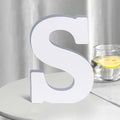 White Wooden Letters 8 Inch for Wall Decor, Large Unfinished Wood Letters for by SETNDTS
