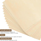 Riakrum Basswood Sheets Plywood Board Unfinished Wood Boards - Image 5