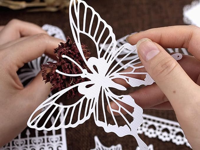 Vintage Scrapbook Paper Lace for Scrapbooking Supplies Kit, Diuhofart 40 Pcs - Image 5